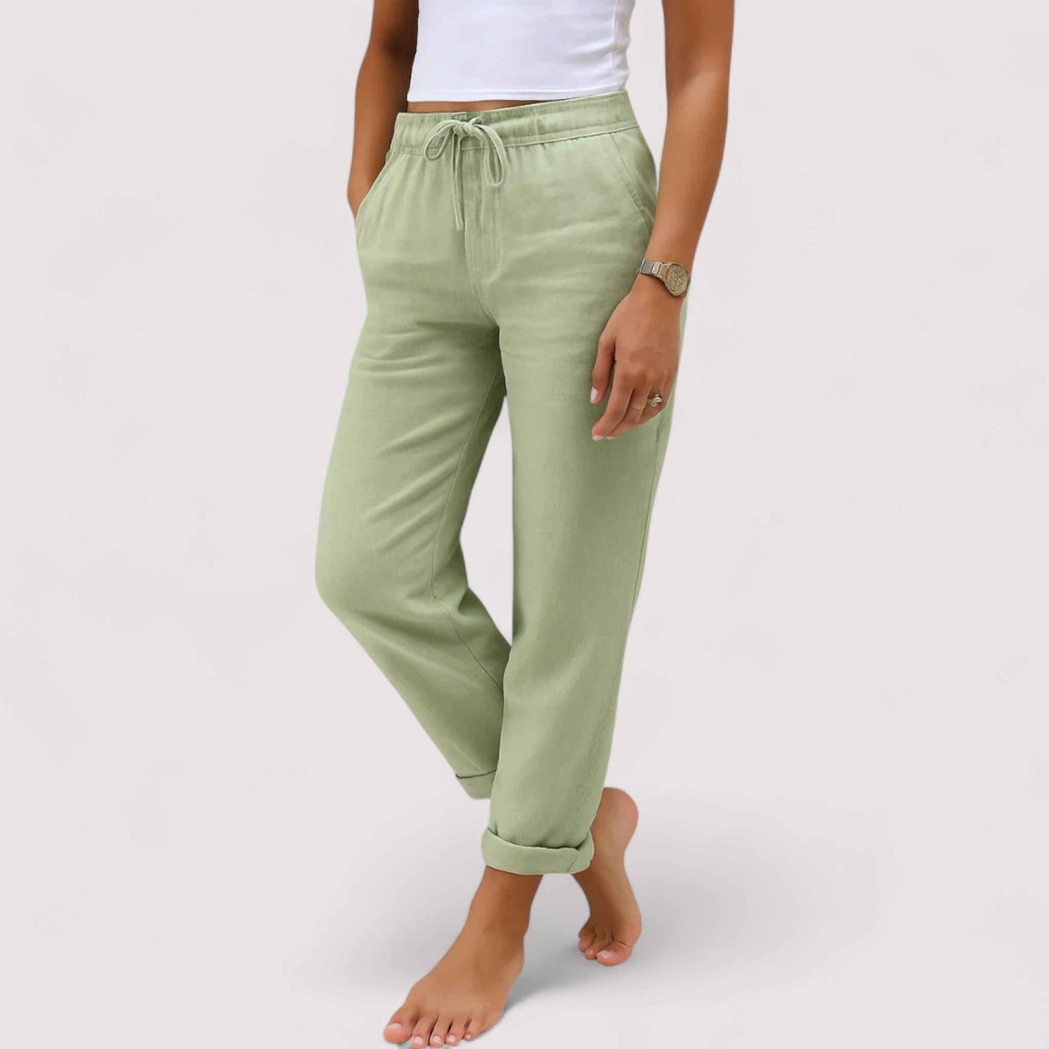 Monica™ | Lässige Leinenhosen