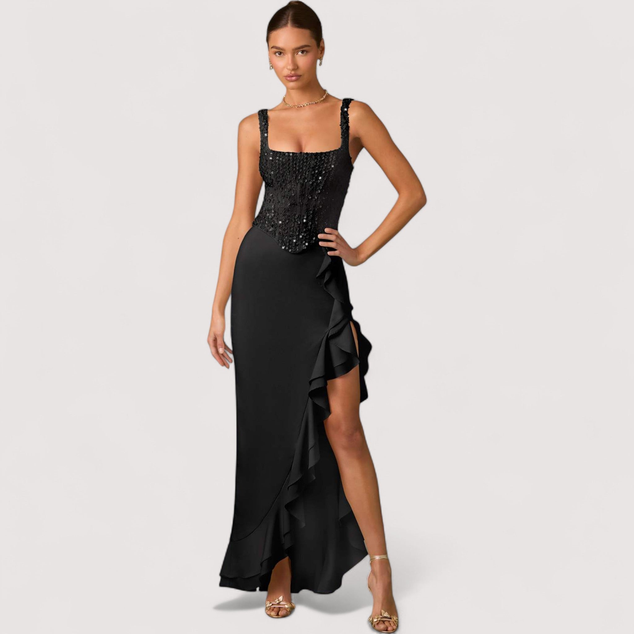 Louisa™ | Satin-Korsettkleid