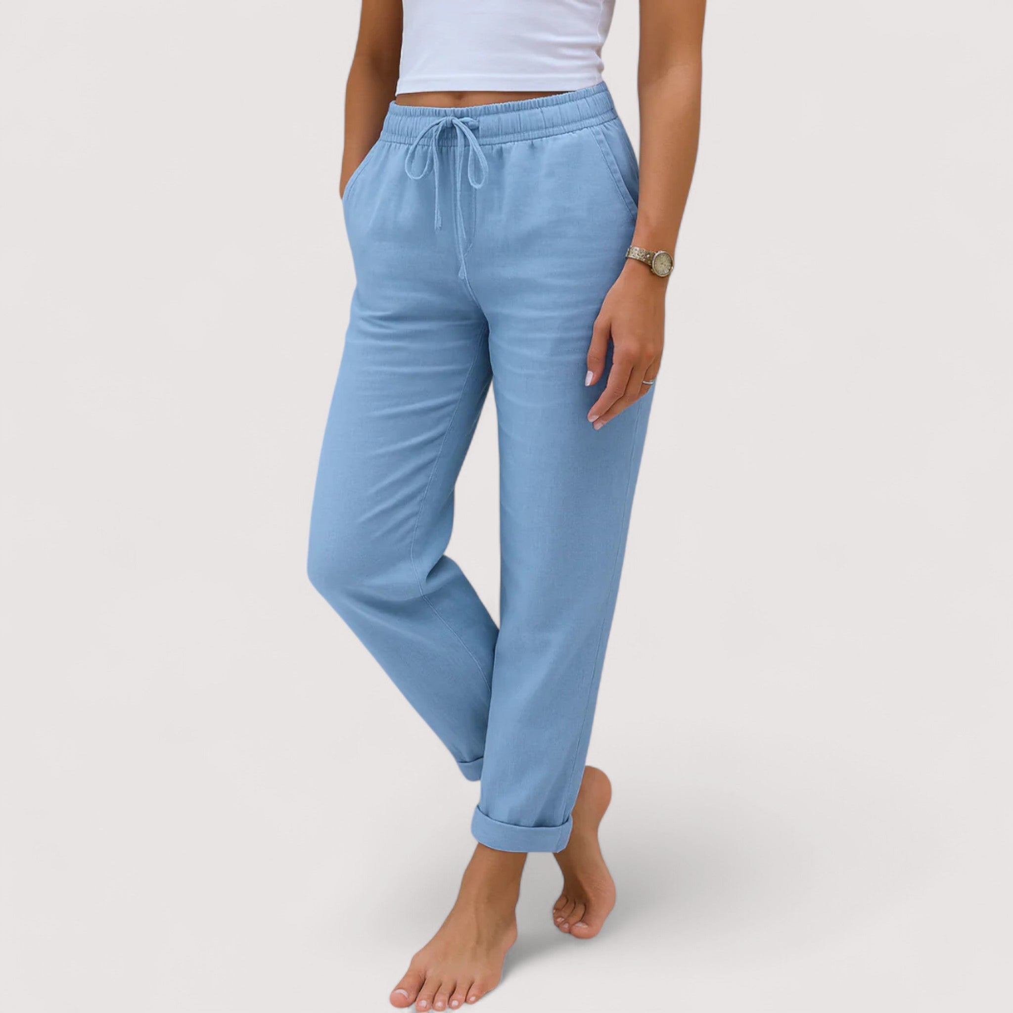 Monica™ | Lässige Leinenhosen