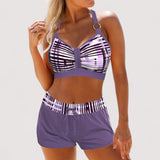 Janine™ | Gerippter High-Waist Bikini
