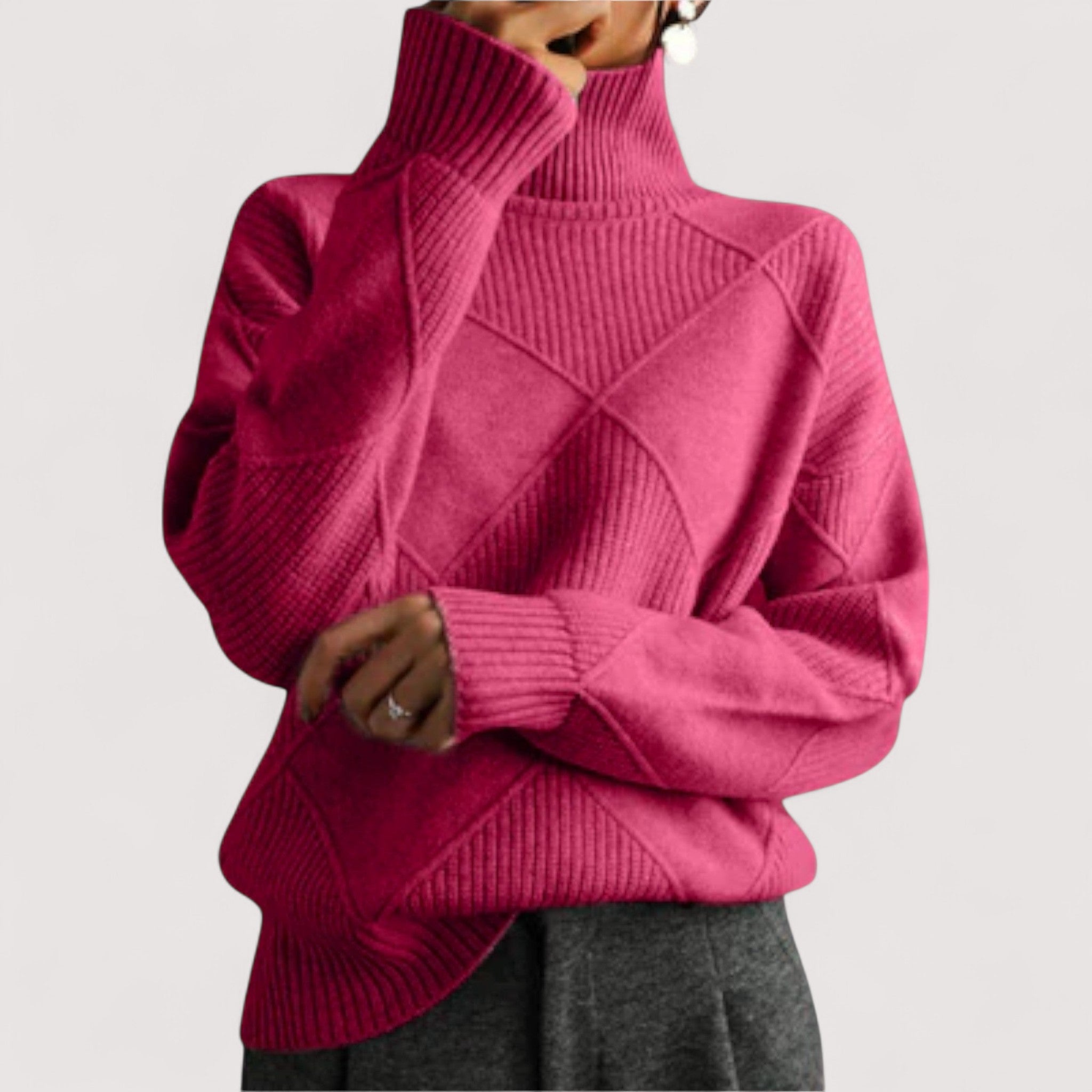 Leina™ | Gemütlicher Rollkragenpullover