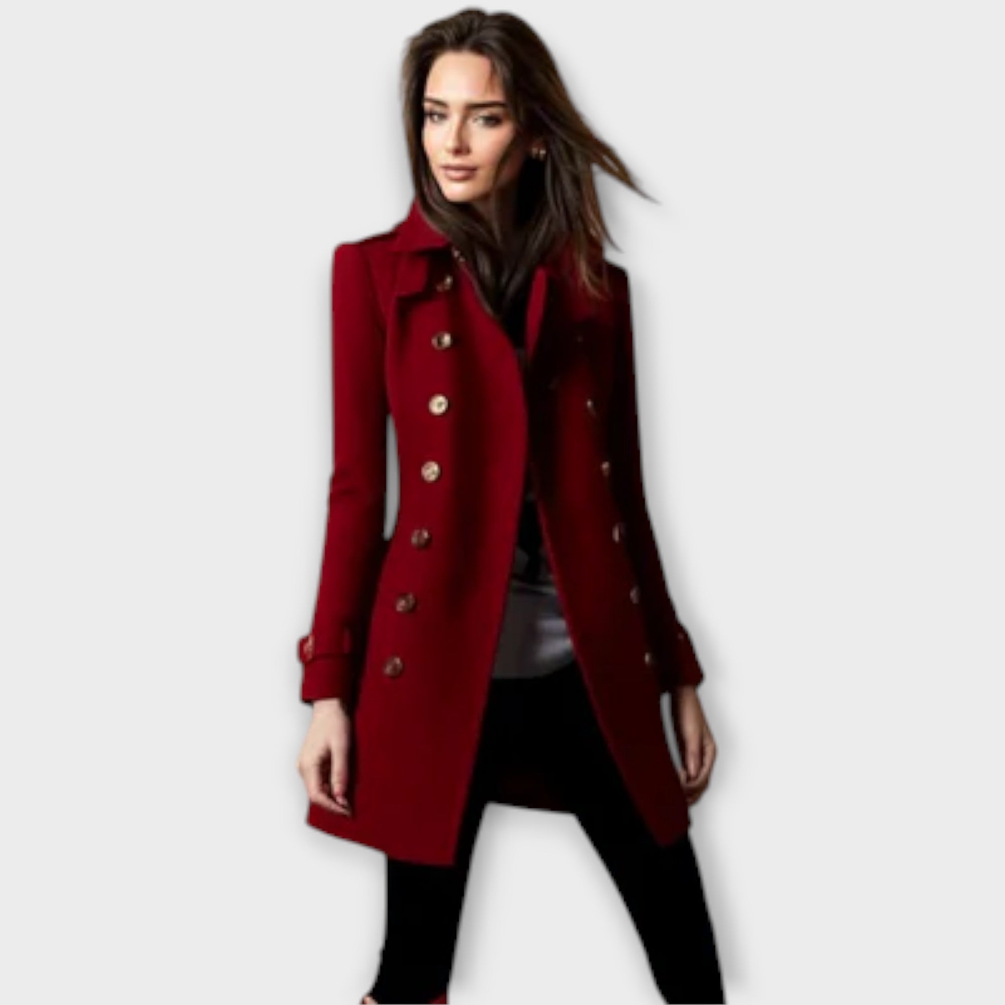 Aurora - Doppelreihiger Trenchcoat