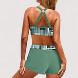 Janine™ | Gerippter High-Waist Bikini