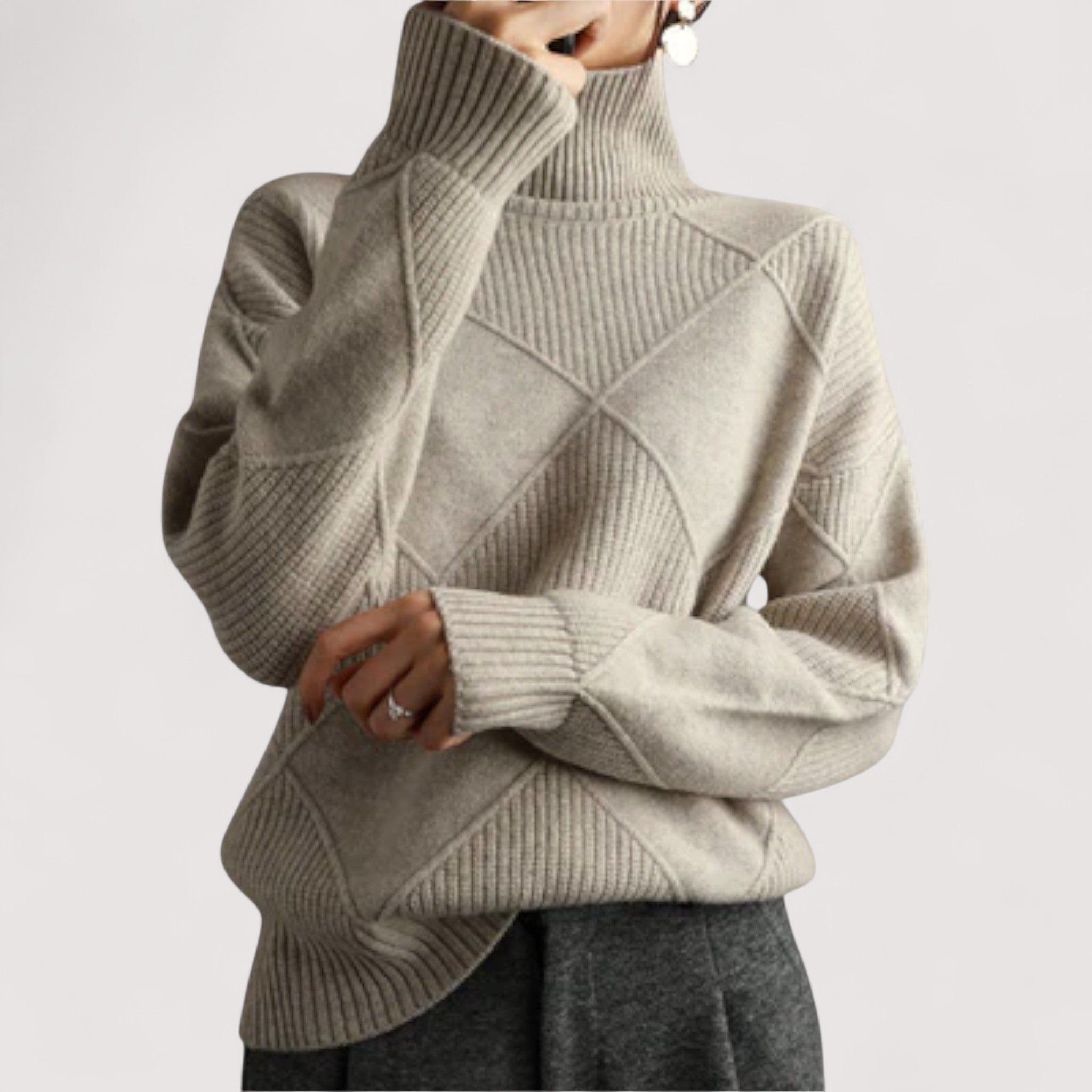 Leina™ | Gemütlicher Rollkragenpullover