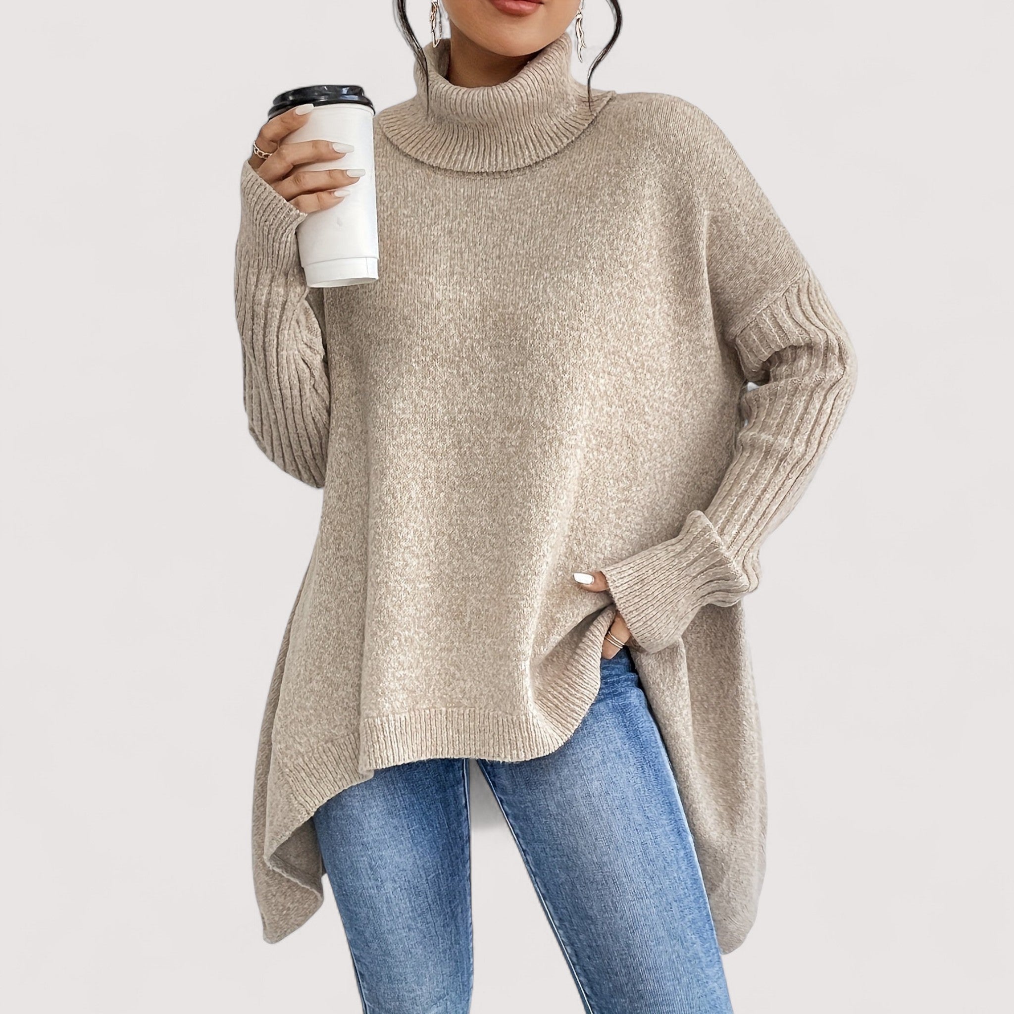 Laila™ | Oversized-Polo-Pullover