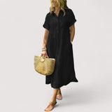 Rea™ | Gestreiftes Hemdblusenkleid
