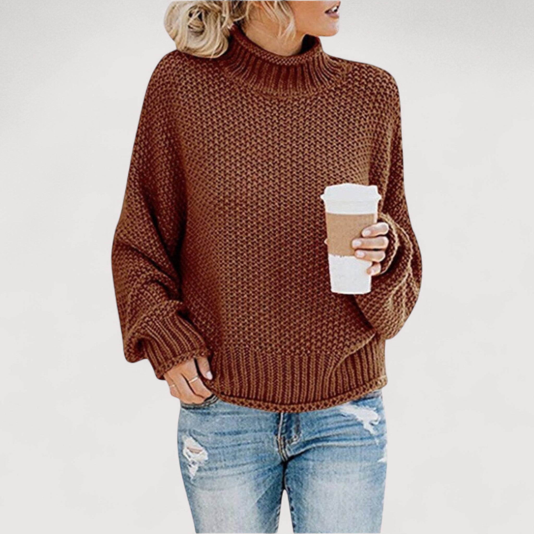 Braelyn™ | Pullover mit hohem Kragen