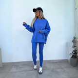 Zoria™ - Casual Long Sleeve Sweatshirt and Pants Set