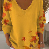 Beatrice™ | Farbenfroher Pullover mit V-Ausschnitt