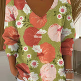 Beatrice™ | Farbenfroher Pullover mit V-Ausschnitt