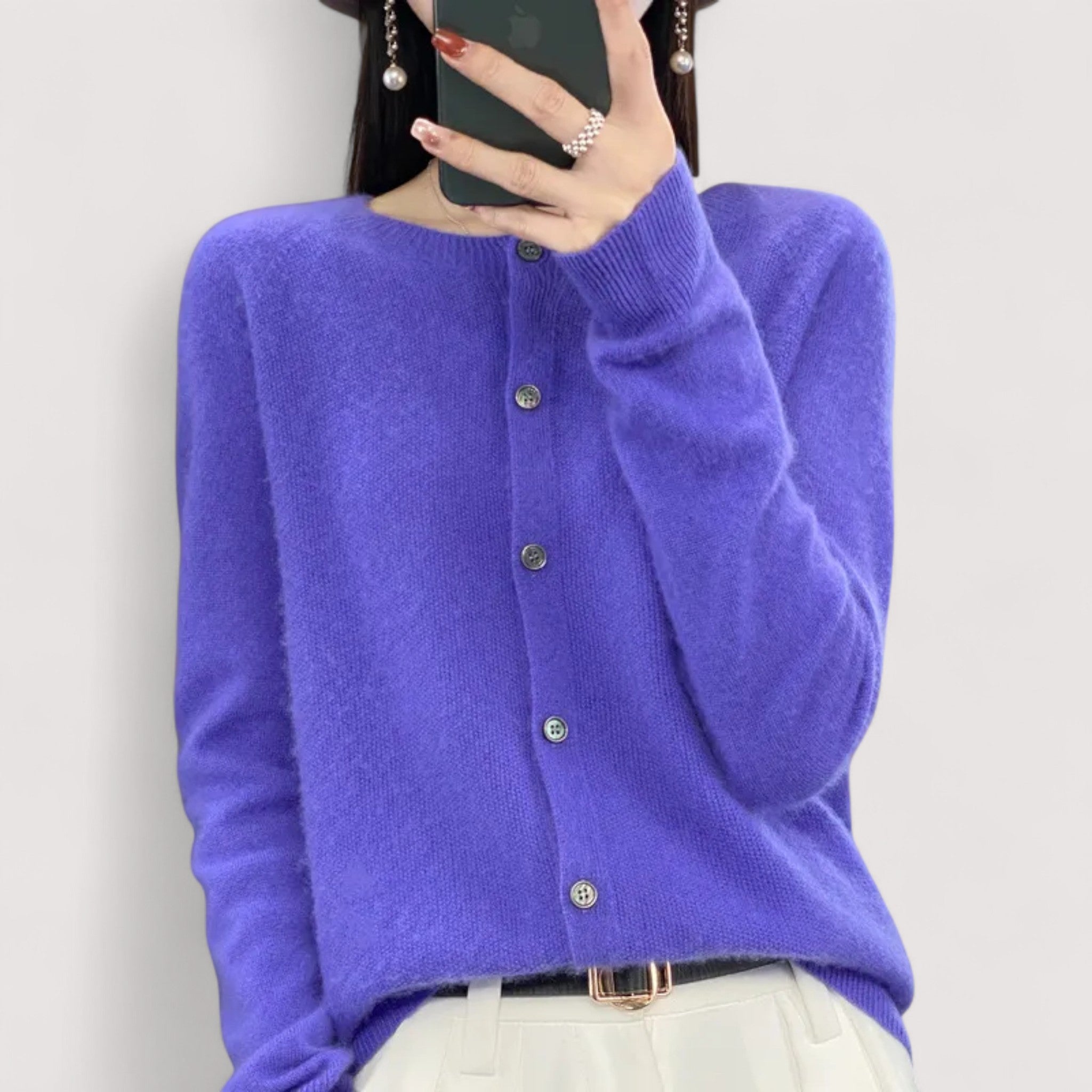 Darija™ | Weiche Strickjacke mit Knöpfen
