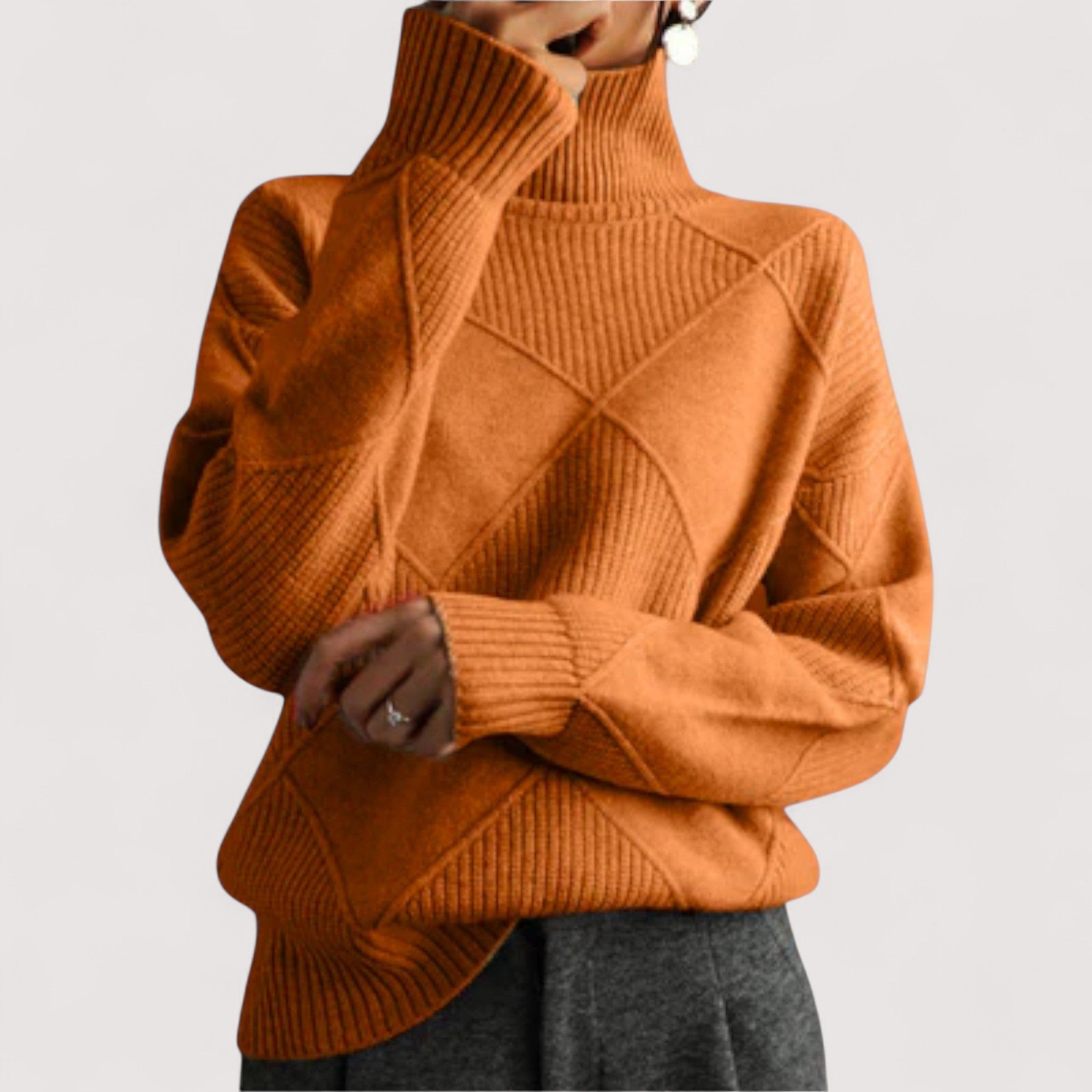 Leina™ | Gemütlicher Rollkragenpullover