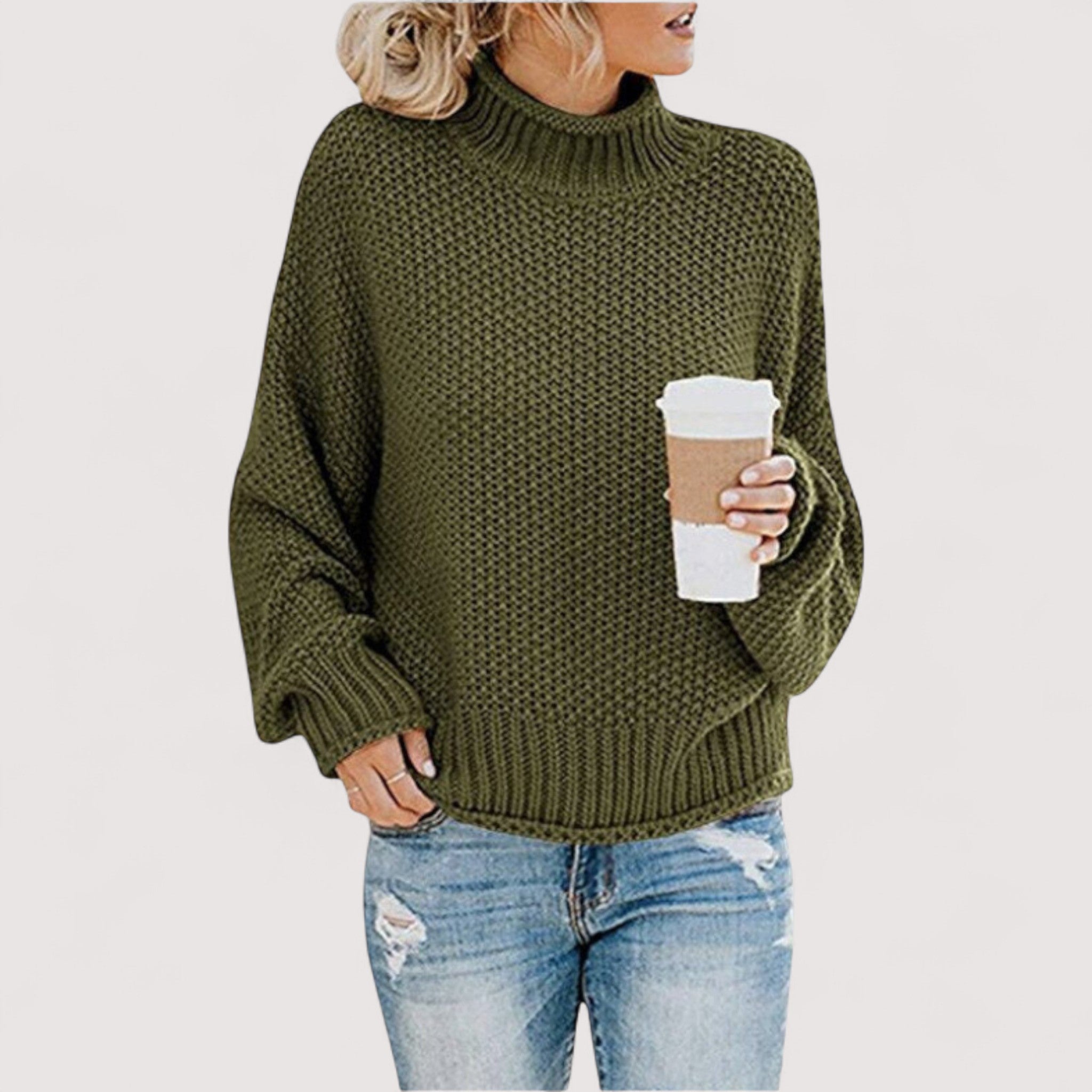 Braelyn™ | Pullover mit hohem Kragen