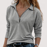 Sandrine™ | Top mit Reissverschluss-Detail