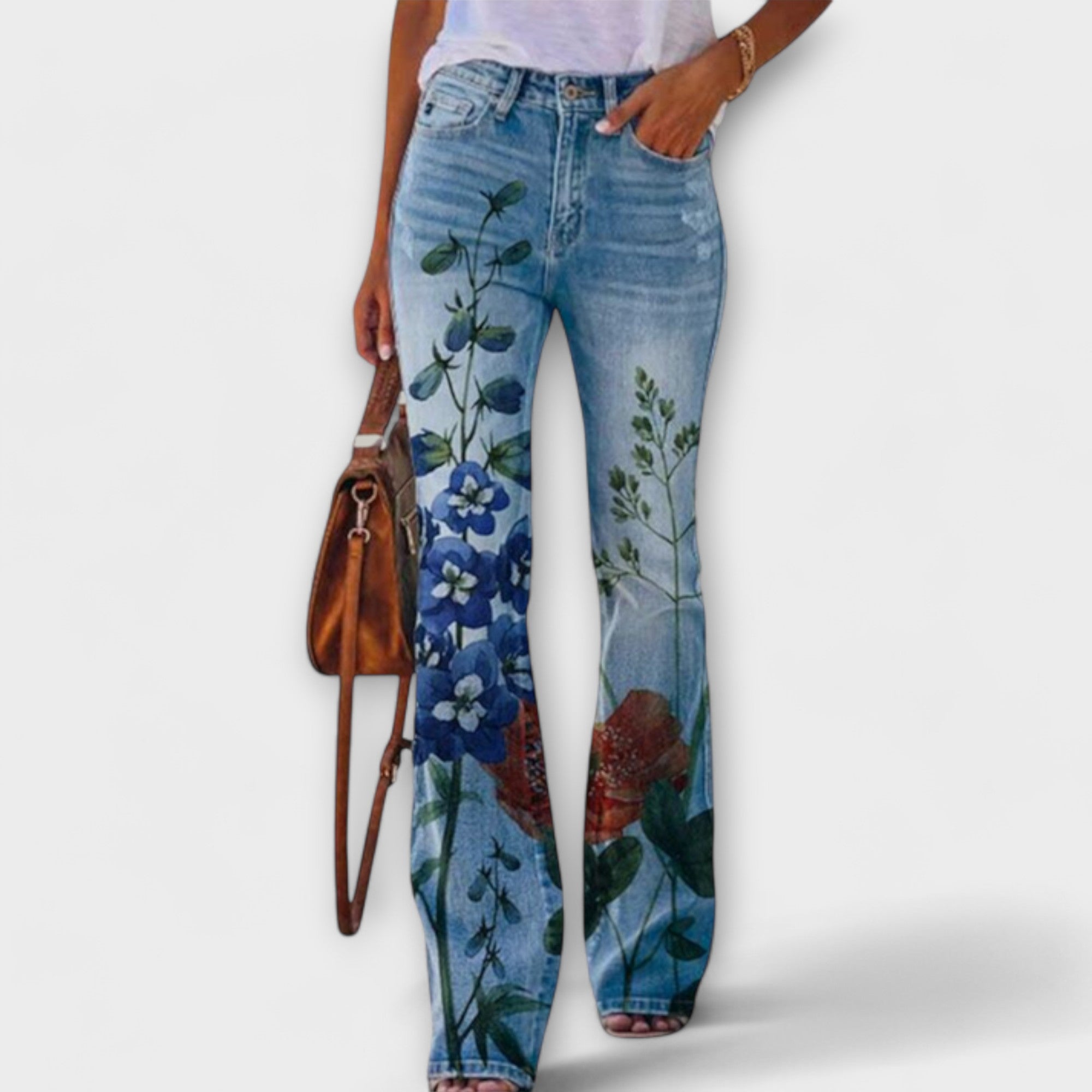 Hose mit Blumen