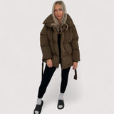 Elora™ | Kurze Gürteltaschen-Pufferjacke