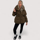 Elora™ | Kurze Gürteltaschen-Pufferjacke