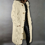 Tesia | ELEGANT COSY COAT WITH TUMMY COVERAGE