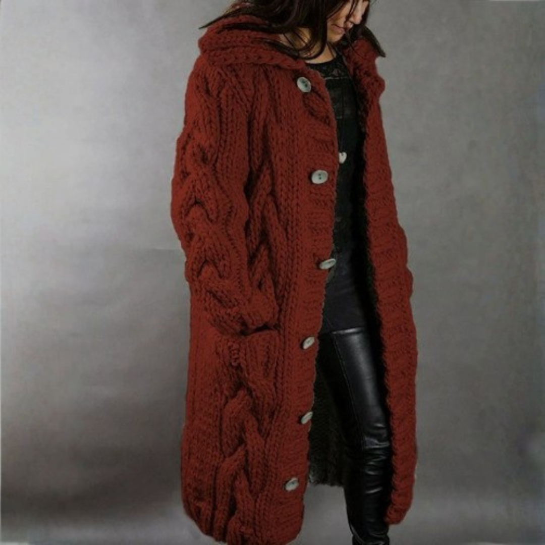 Tesia | ELEGANT COSY COAT WITH TUMMY COVERAGE