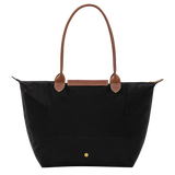 Grosse faltbare Stofftasche, Schwarz