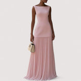 Carina™ | Plissiertes Maxikleid