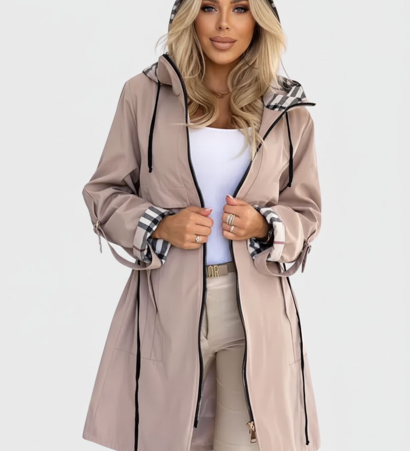 MANTEL ÉLISE MIT REISSVERSCHLUSS