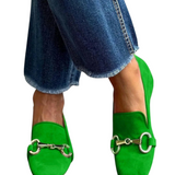 Maria | Loafers mit eckiger Spitze und Schnalle