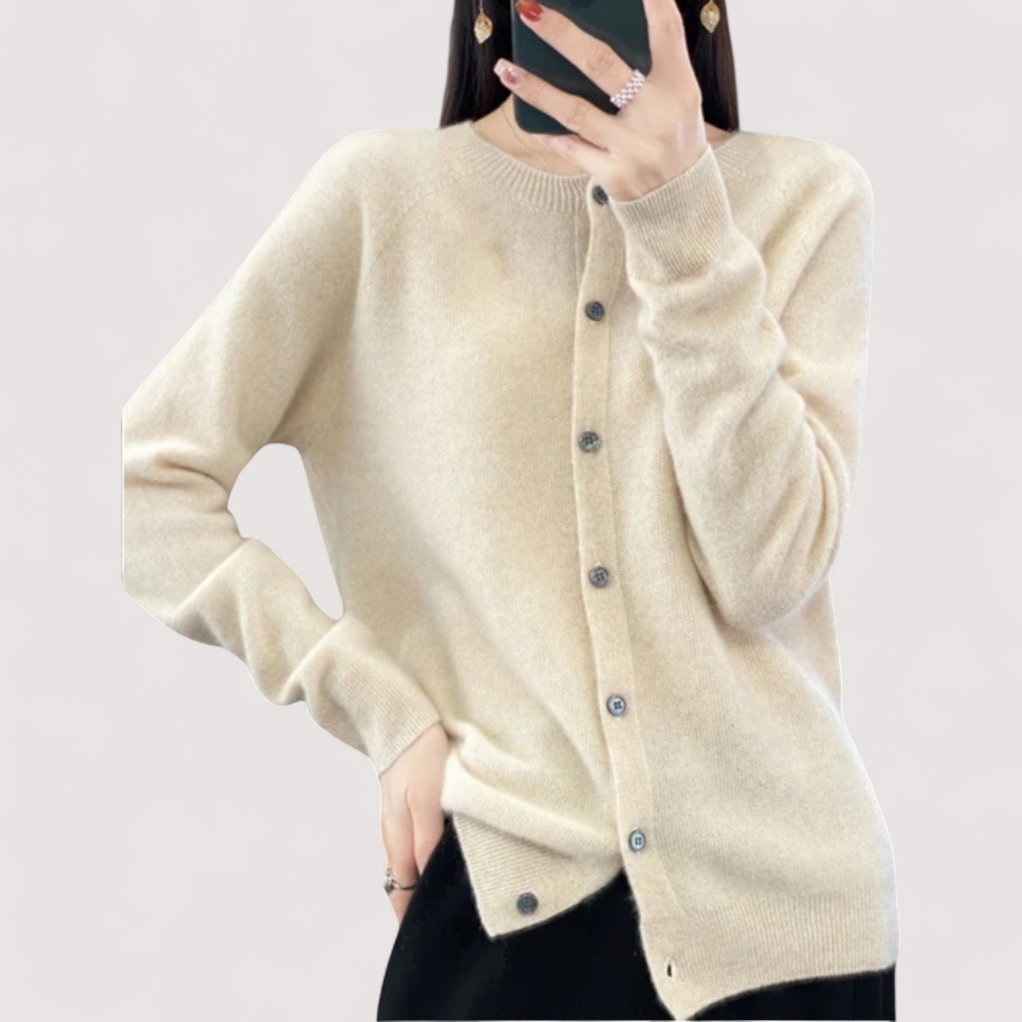 Darija™ | Weiche Strickjacke mit Knöpfen