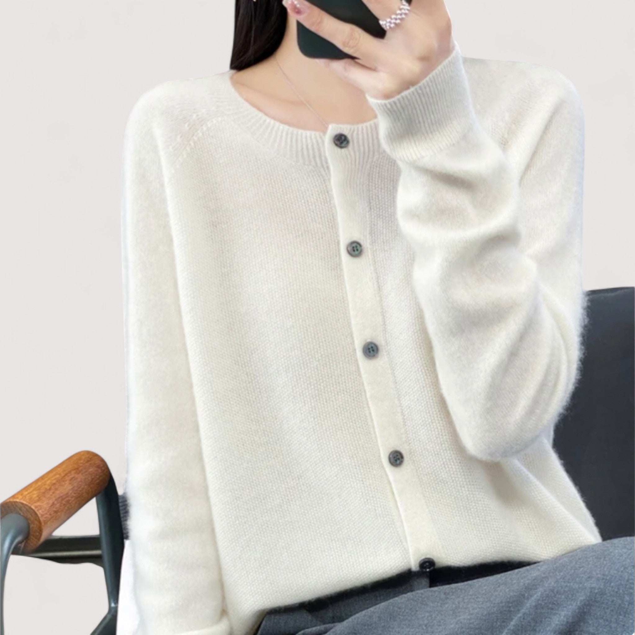 Darija™ | Weiche Strickjacke mit Knöpfen