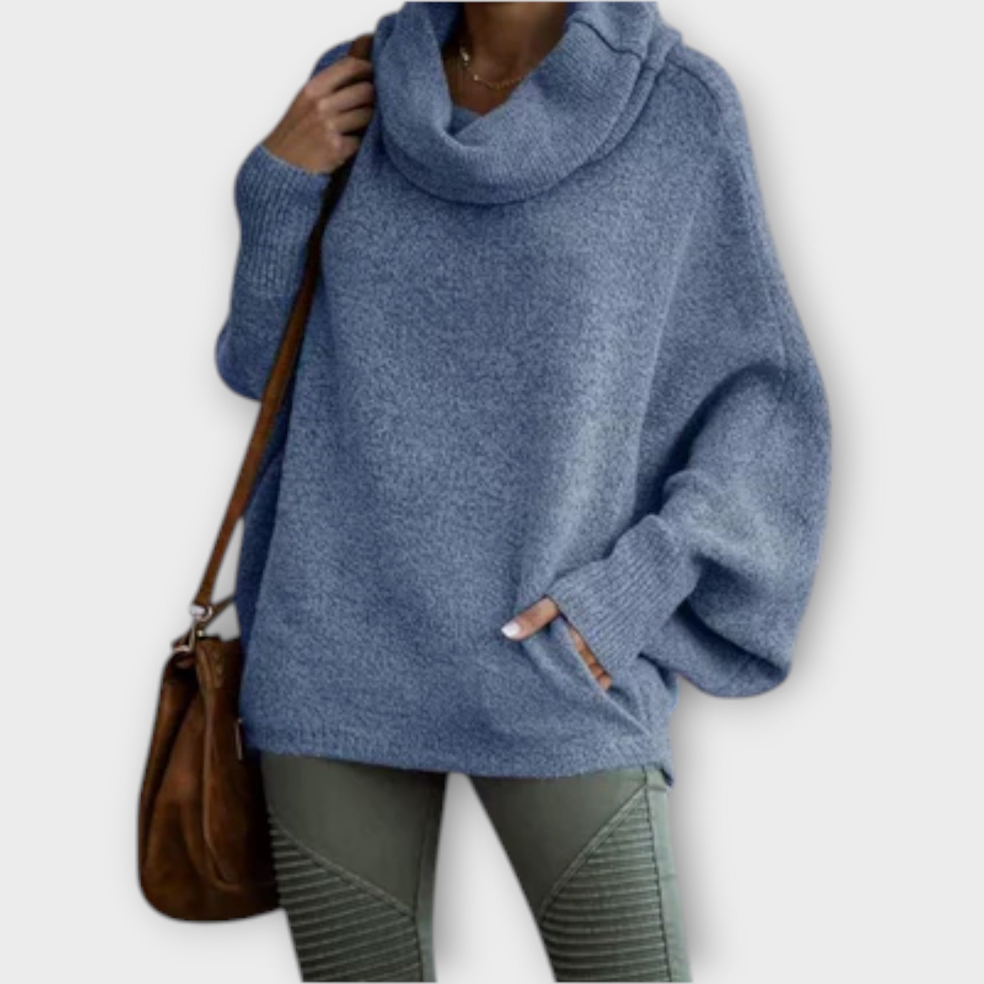 Ulrike - Eleganter Damenpullover in Schildpatt