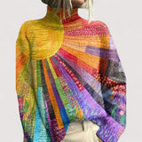 Ada™ | Bunter und Fröhlicher Rollkragenpullover