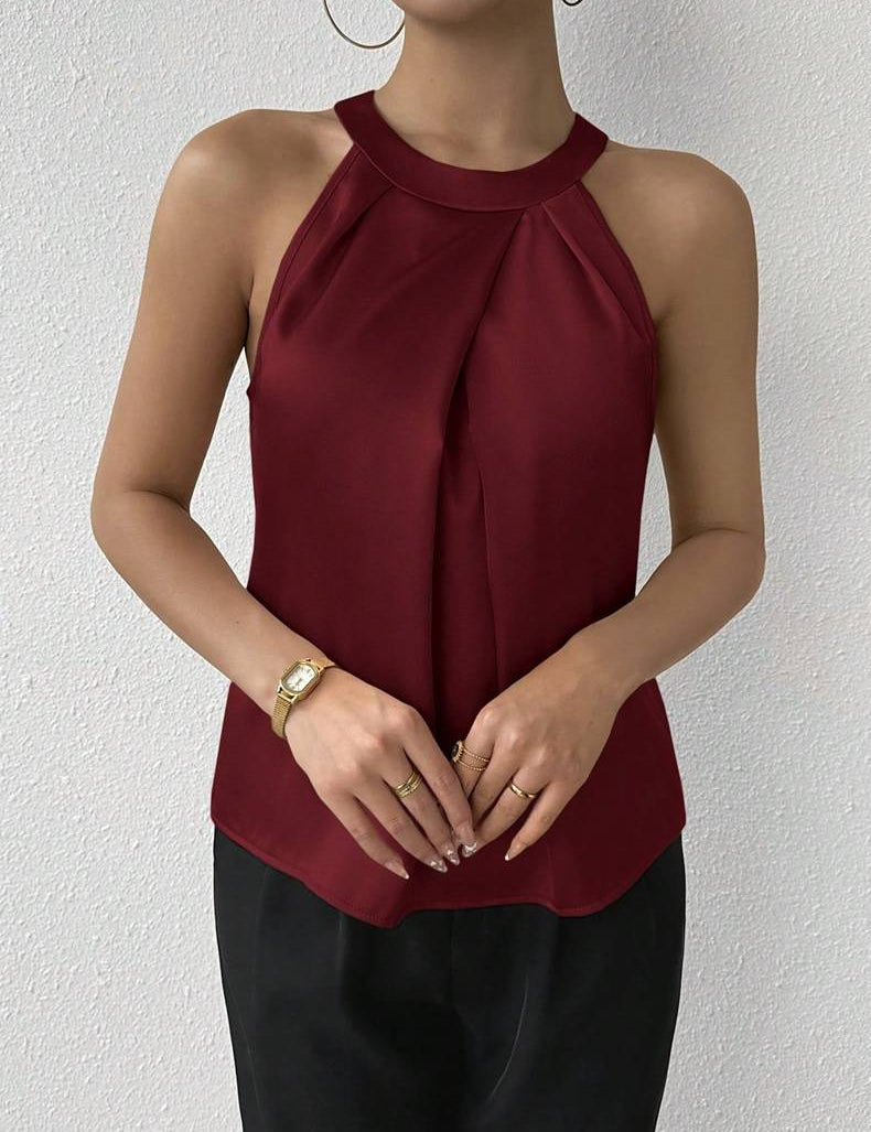 Skye - Schicke Satinbluse mit Off-Shoulder-Design
