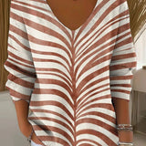 Beatrice™ | Farbenfroher Pullover mit V-Ausschnitt