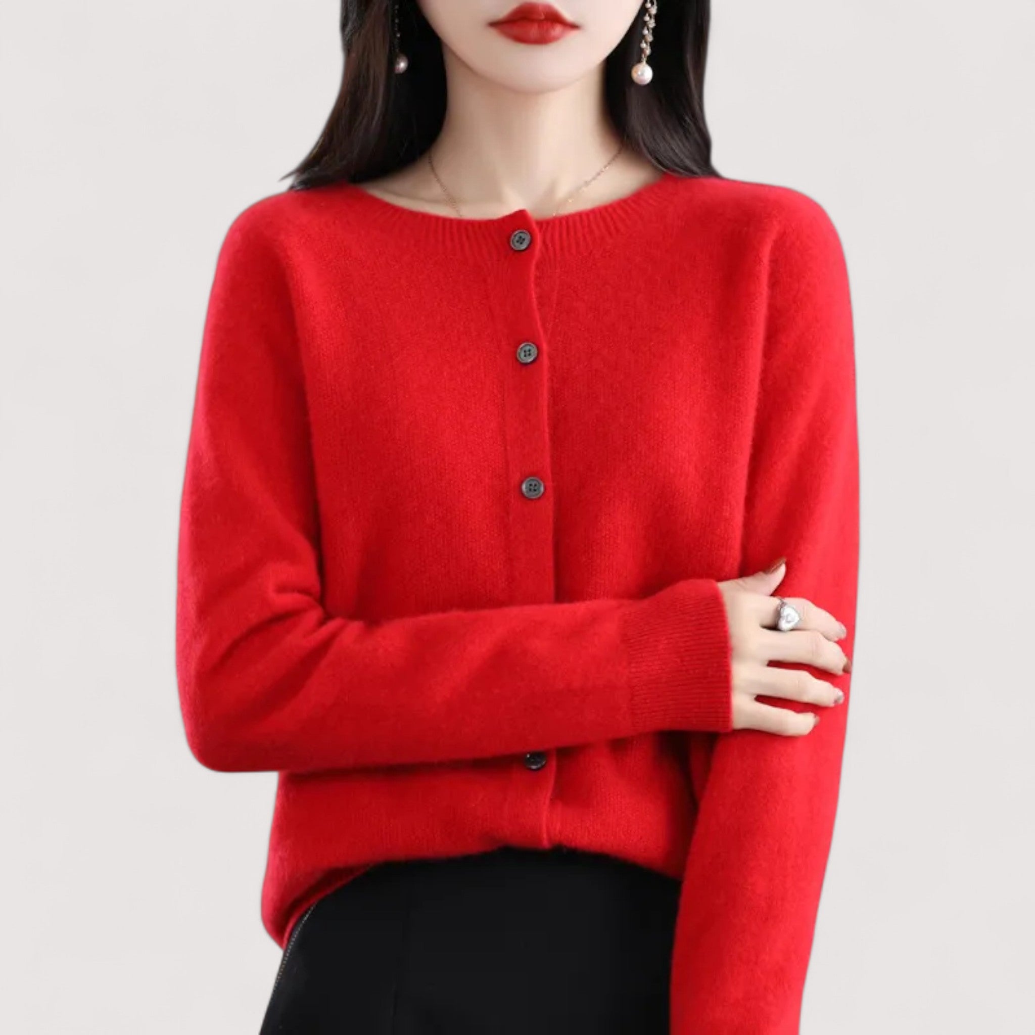 Darija™ | Weiche Strickjacke mit Knöpfen