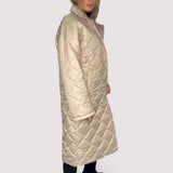 Ofira™ | Wende-Steppmantel mit Leopardenfutter