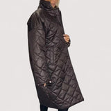 Ofira™ | Wende-Steppmantel mit Leopardenfutter