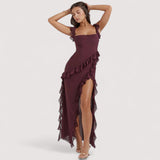Chloe™ | Maxikleid mit Schlitz