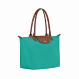 Grosse faltbare Stofftasche, Türkis