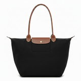 Grosse faltbare Stofftasche, Schwarz