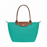 Grosse faltbare Stofftasche, Türkis