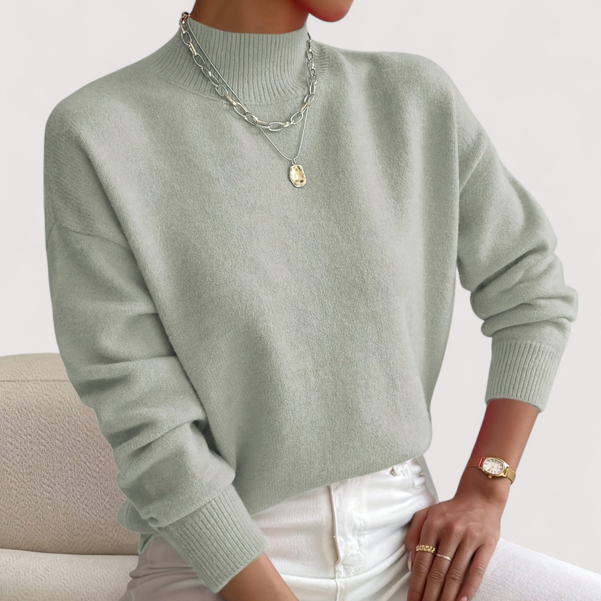 Nadia™ | Eleganter und bequemer Rollkragenpullover