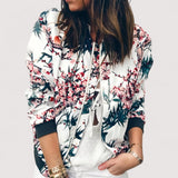 Lidia™ | Stylische Bomberjacke mit Blumenmuster