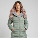 ELVIRA | ELEGANTER MANTEL MIT OVERSIZE-KAPUZE