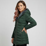 ELVIRA | ELEGANTER MANTEL MIT OVERSIZE-KAPUZE